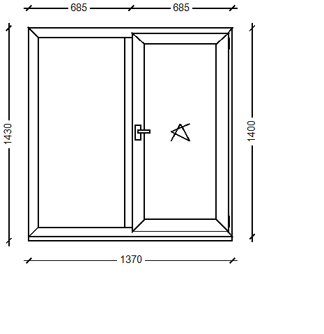 ПластКом КОМФОРТ: Дверь вх ГОСТ отк внутрь (Ламин), Ivaper 70 мм, Дверная фурнитура, 2000х1100, Белы