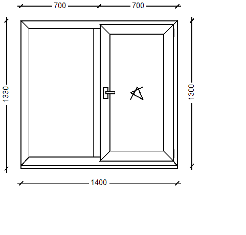 IVAPER GRAU 62: Окно, Ivaper 62 мм (В), Maco, 1580х3520, Белый, Белый
