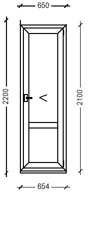 ПластКом КОМФОРТ: Окно, Ivaper 70 мм, Vorne, 1770х1590, Белый, Белый